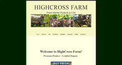 Desktop Screenshot of highcrossfarm.com